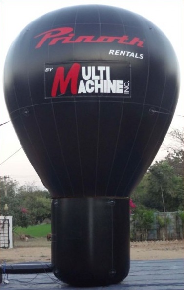 Black Rooftop Ad Prinoth Multi Machine Balloon