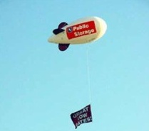 Red Advertising Pubsc Blimp