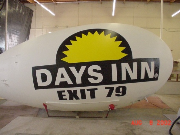 White Advertising Days Inn Blimp