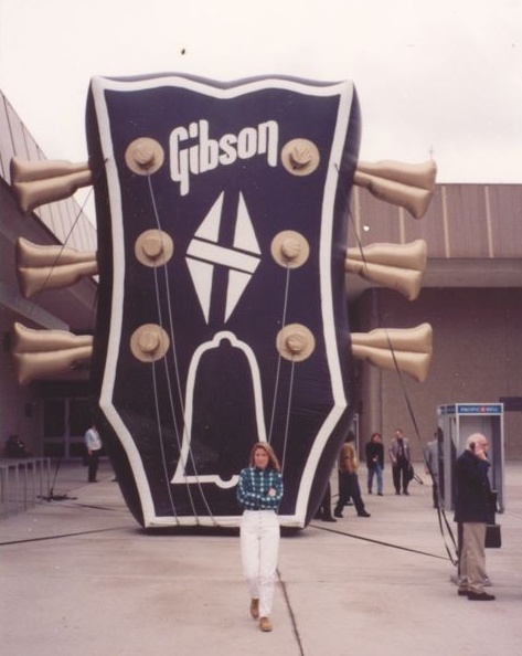 Black Custom Gibson Inflatable