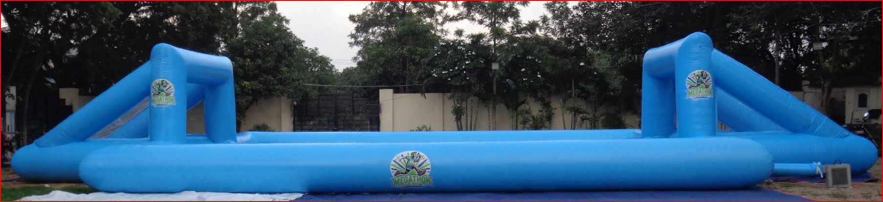 Custom Inflatable Soccer Field for School Recreation