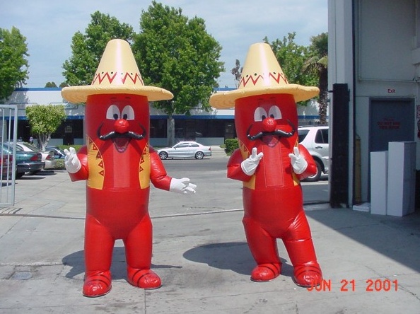 Red Yellow White Custom Inflatable