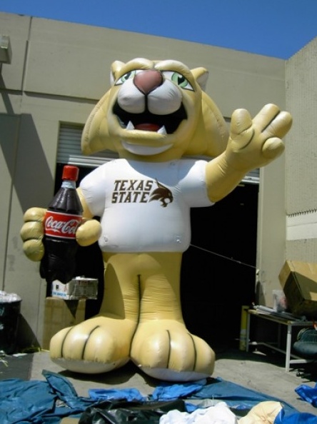 Yellow Custom Texas State Inflatable