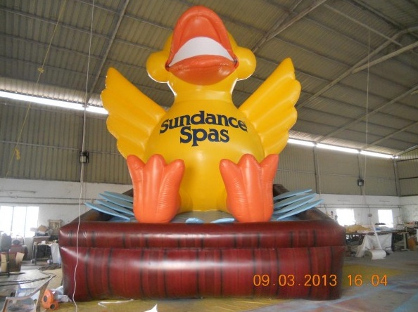 Yellow Orange Custom Sundance Spas Inflatables