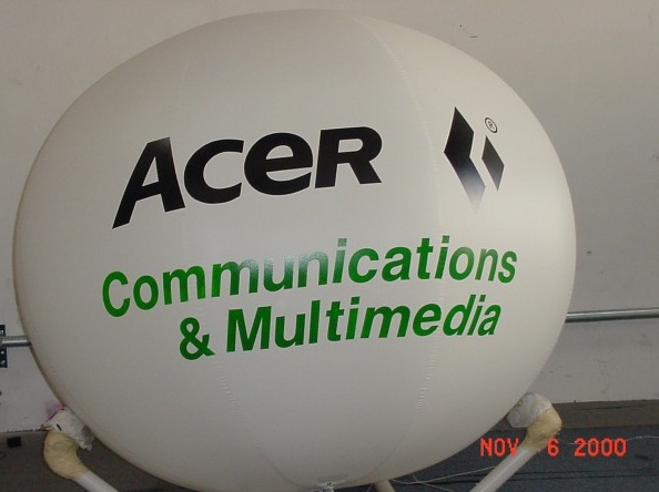 Green White Helium Acer Communication Multimedia Sphere