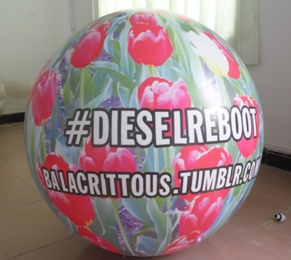 Pink Green Helium Diesel Reboot Sphere