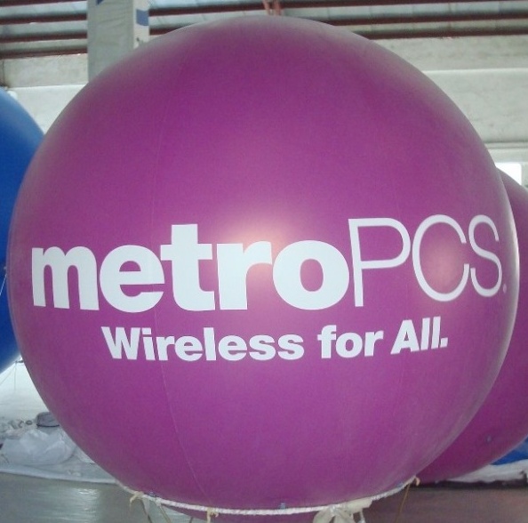 Purple Helium Metropcs Sphere
