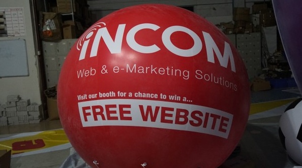 Red Helium Incom Sphere