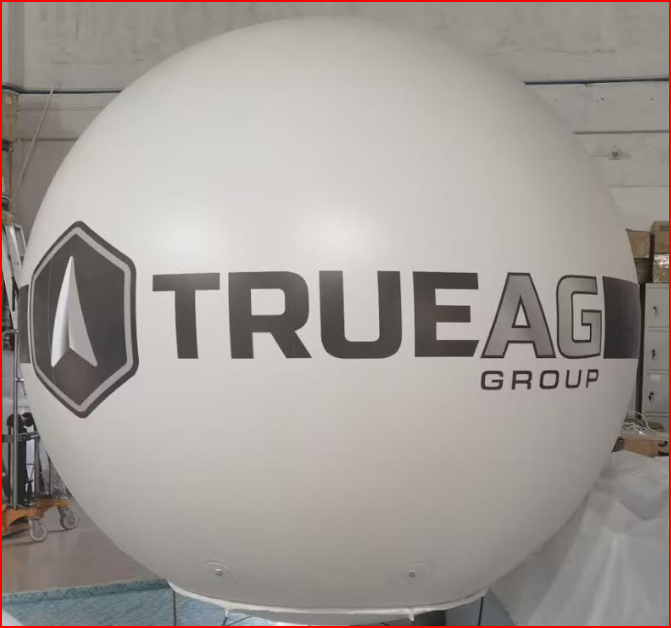 Agricultural Company Helium Sphere for Trade Show