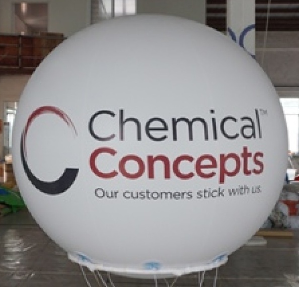 White Helium Chemical Concepts Sphere