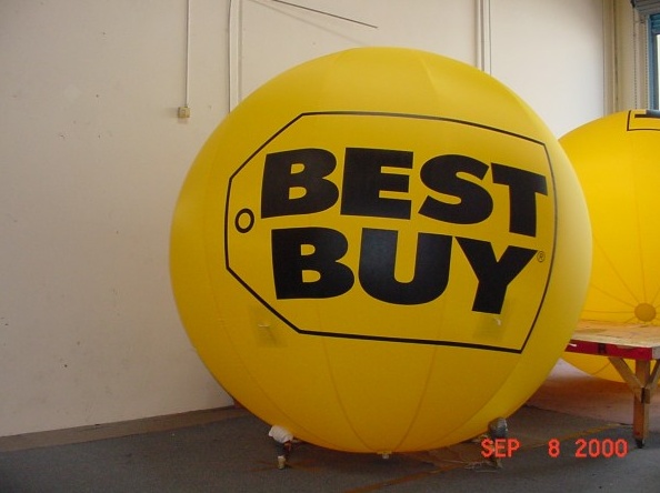 Yellow Black Helium Best Buy Sphere