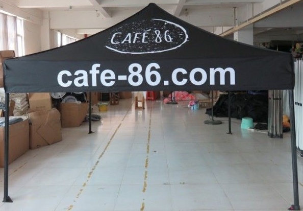 Black Custom Cafe 86 Tent