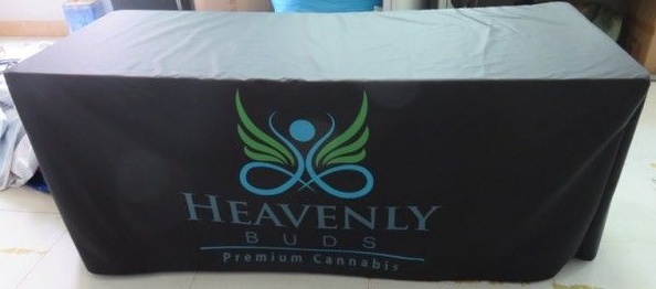 Black Custom Heavenly Buds Tent