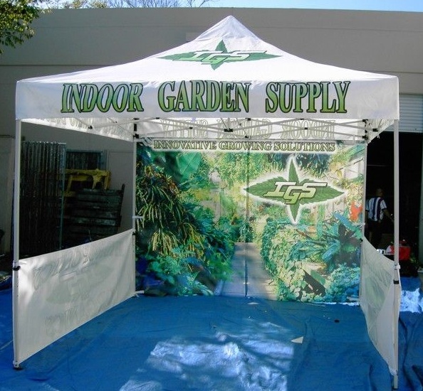 Blue White Custom Igs Tent
