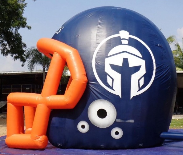 Orange Purple Football Tunnel